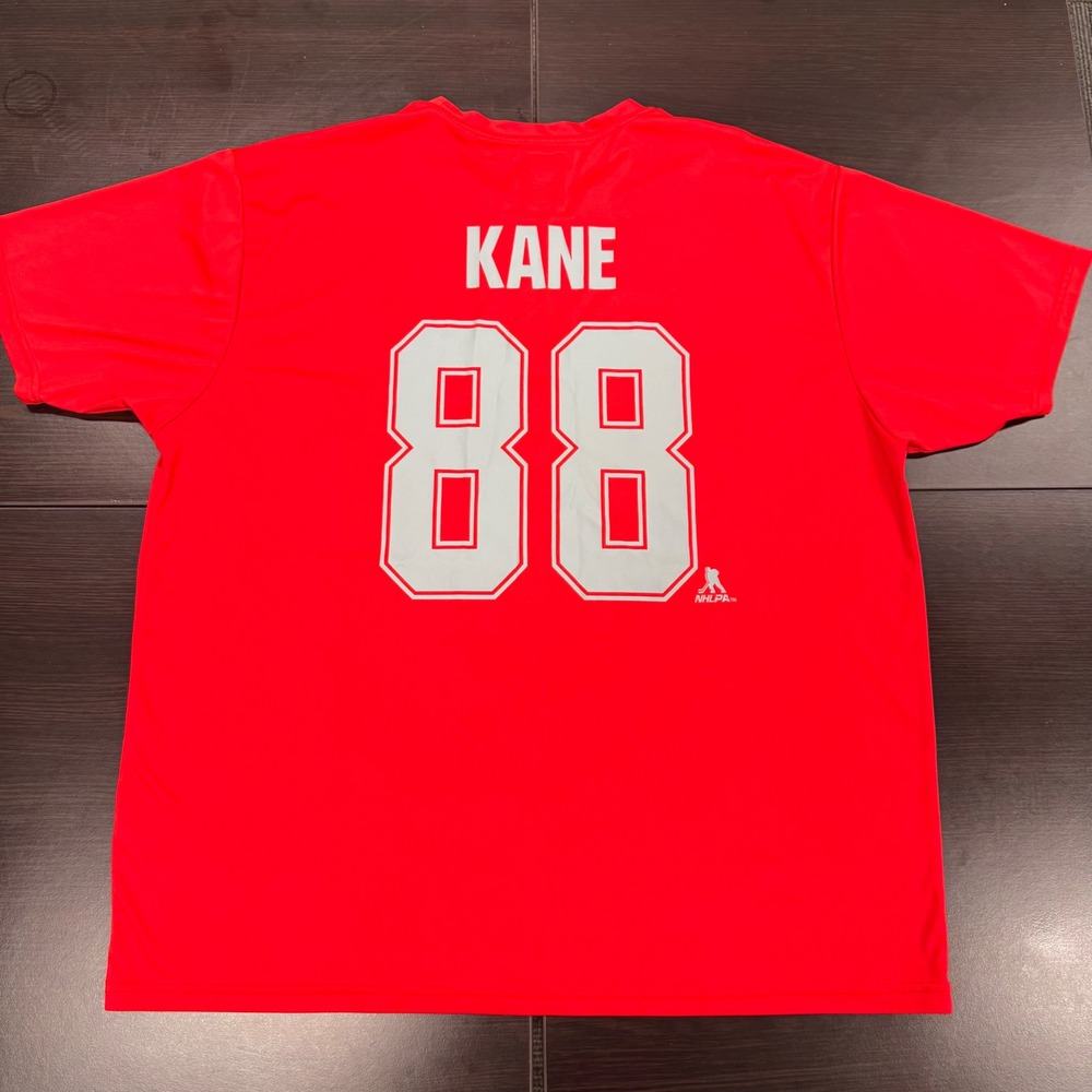 Proedge Chicago Blackhawks Kane 88‎ NHL Hockey T-Shirt Jersey Red 2XL - Picture 2 of 6
